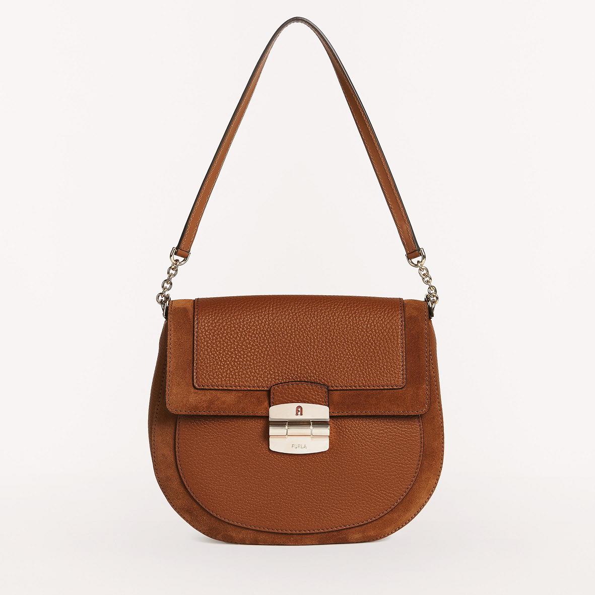 Bolso Bandolera Furla Colombia - Club 2 Bolsos Mujer Marrones 392048YAI